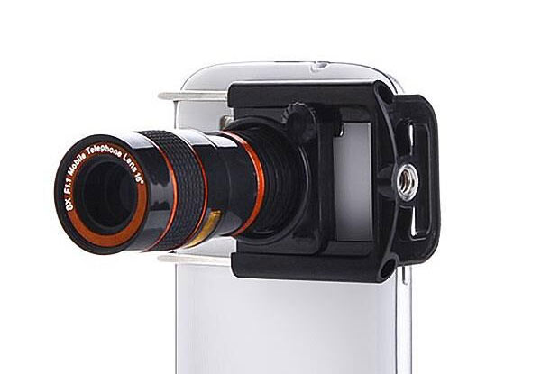 $20 for an 8x Zoom Telescopic Camera Lens for Mobile Phones with Free Shipping
