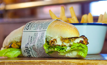 $24 for Two Mussel Patty Burgers - Mission Bay (value up to $48)