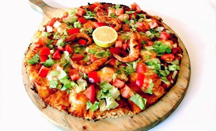 $18 for Two Eight-Slice Pizzas, Dine-In or Takeaway – New Brighton Store (value up to $32)