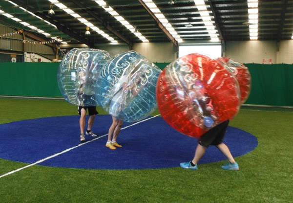$85 for a 60-Minute Four vs Four Bubble Soccer Game incl. Court Hire, Bubble Suits & Referee (value up to $140)
