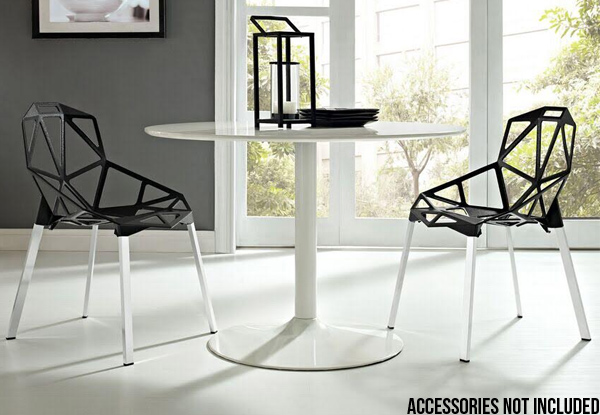 $109 for a Set of Two Contemporary Dining Chairs - Available in Three Colours