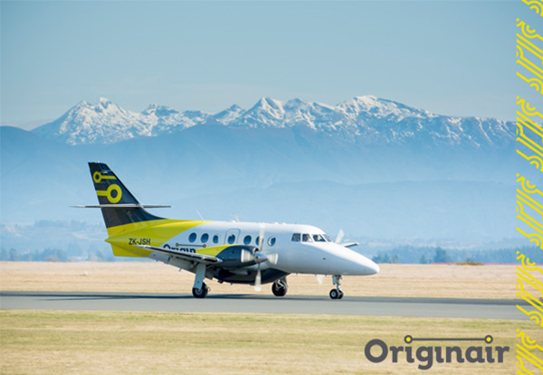 From $19 for One-Way Flights – Nine Options incl. Christchurch, Wellington, Palmerston North, Auckland, Queenstown, Kerikeri & Nelson (value up to $299)