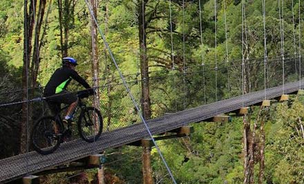 Up to 45% off a Two-Day Mountain Biking Trip & Over Night Stay incl. all Camping Equipment, Shuttles - Options for Two or Four People (value up to $840)