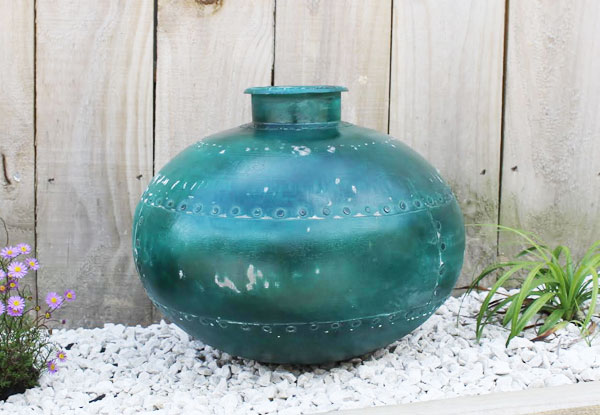 $45 for an Antique Style Repurposed Iron Vase