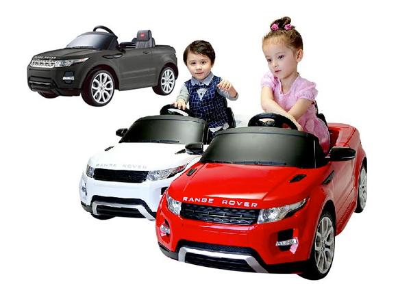 $349 for a 1:4 Range Rover Evoque Ride On Car – Available in Three Colours