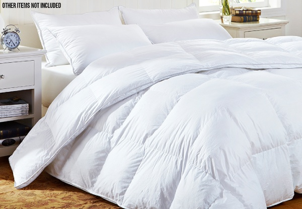 Winter Weight 600GSM Feather/Down Duvet - Four Sizes Available
