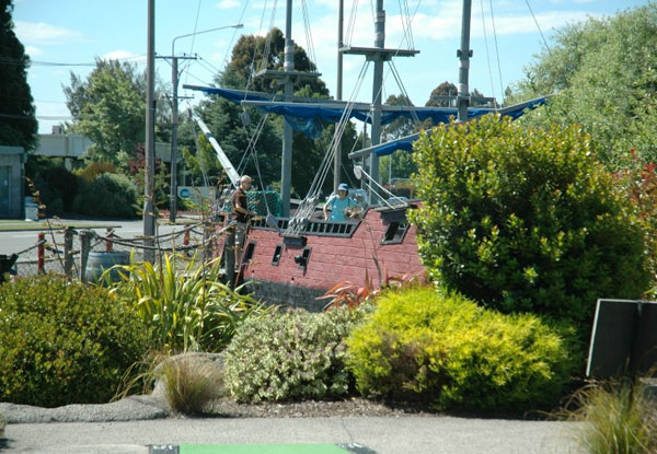 $6 for 18 Holes of Mini Golf at Pirate's Island Adventure Golf (value $12)
