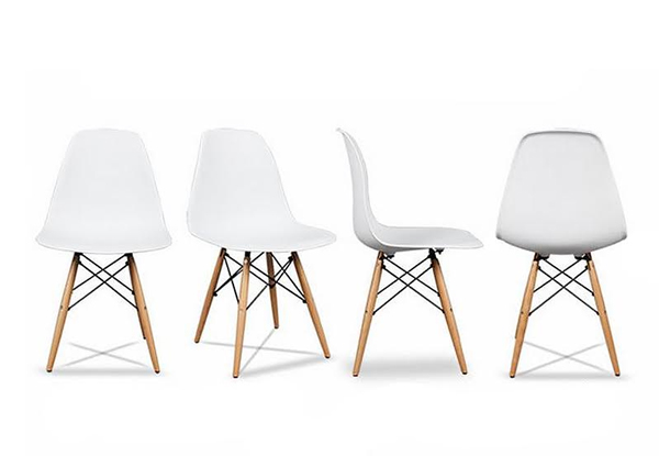 $35 for a Retro Chair with Wooden Legs - Available in Five Colours