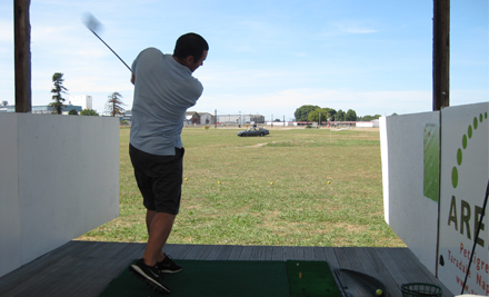 50% Off Golf Balls for the Driving Range – Options for a Single Bucket or a Ten-Bucket Concession Pass (value up to $130)