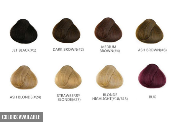 From $44.95 for a Set of Seven 100% Human Hair Remy Clip Hair Extensions - Available in a Range of Colours and Sizes