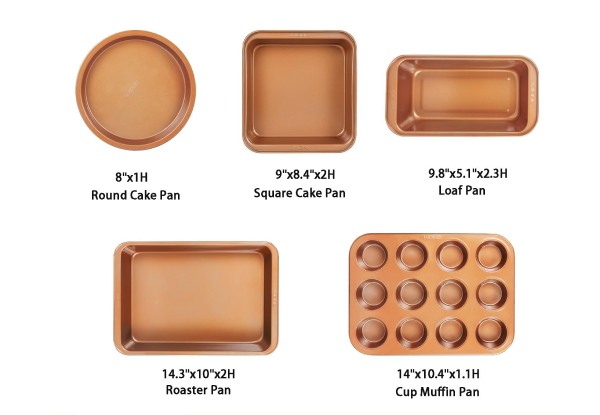 Five-Piece Non-Stick Bakeware Set