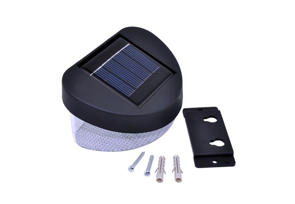 $19 for a Four-Pack of Outdoor Solar Powered LED Fence Lights