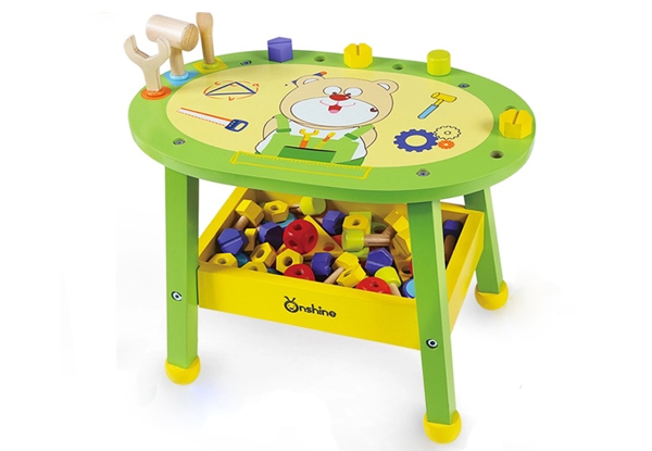 $45 for a Kid's Wooden Bear Workbench