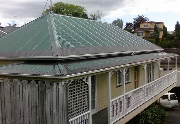 From $1,299 for an Iron Roof Painting Package Incl. Water Blasting of Roof, Washing Inside & Outside of Gutters, & Two Top Coats of Dulux Steelite or Eco Tech Roof Paint (value up to $3,800)