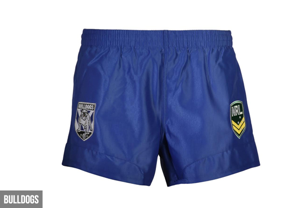 $19.99 for a Pair of NRL ISC Broncos, Raiders or Bulldogs Shorts with Free Shipping