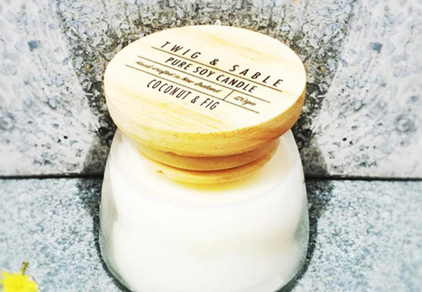 $19.95 for a NZ Made Pure Soy Candle – Available in Three Scents