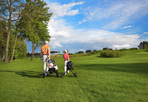$25 for 18 Holes of Golf, Burger & Beer - Options for up to Four People (value up to $216)