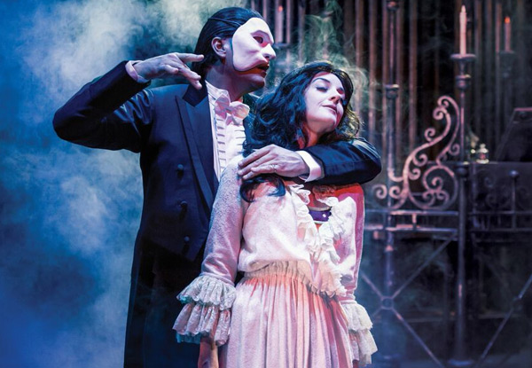 $40 for a C Reserve Ticket, $45 for a B Reserve Ticket, or $50 for an A Reserve Ticket to The Phantom Of The Opera - Civic Auckland 17th February  – Booking & Service Fees Apply