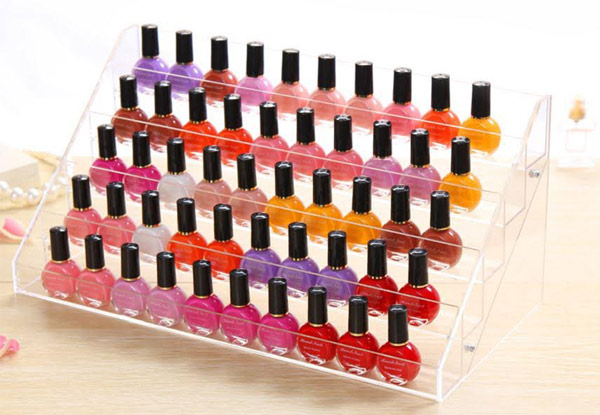 $21.90 for a Five-Tier Nail Polish Organiser Display Stand or $42.90 for Two
