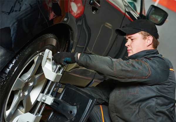 $49 for a Wheel Alignment, Front Wheel Balance, Tyre Rotation & Pressure Check (value up to $95)