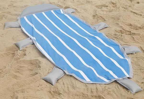 Beach Blanket with Inflatable Pillow