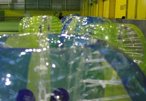 $120 for a One-Hour Five vs Five Bubble Soccer Game incl. Court Hire, Bubble Suits & Referee – Two Locations