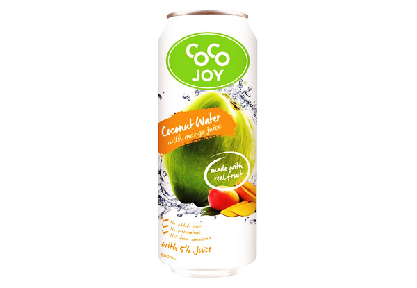 $19.99 for a 12-Pack of 500ml Coco Joy Mango Coconut Water with Free Shipping