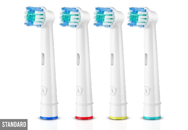 Eight-Pack Toothbrush Heads Compatible with Oral B - Three Options Available