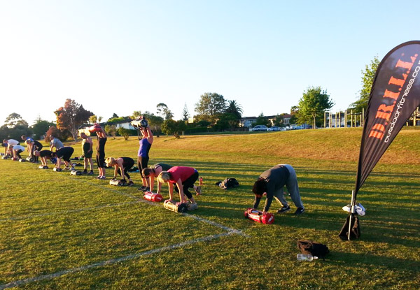$89 for Five Weeks of Outdoor Fitness Bootcamps with up to Three Sessions Per Week – 13 Locations Auckland-Wide (value up to $160)