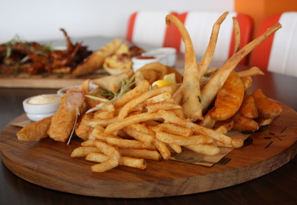 $42 for Any Jandal Platter & Four Drinks (value up to $81)