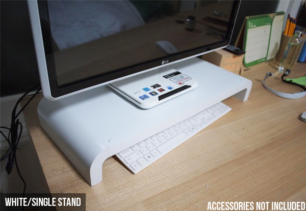 From $29 for a CUBICS Modular Computer Stand - Two Sizes & Colours to Choose From
