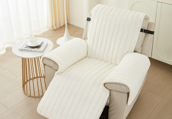 Plush Recliner Slipcover - Three Colours Available