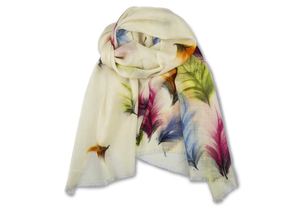 $62 for a 100% Merino Hand Painted Scarf