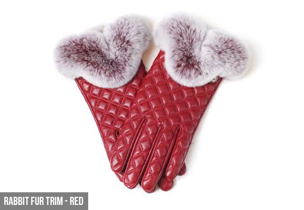 From $85 for a Pair of UGG Tiffany Sheepskin Gloves with Fur Trim - Various Colours