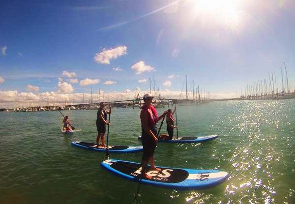 $19 for a Beginner's Stand-Up Paddleboard 'PaddleFit' Lesson