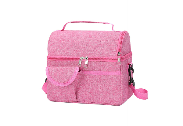 Thermal Lunch Bag with Shoulder Strap - Available in Three Colours & Option for Two-Pack
