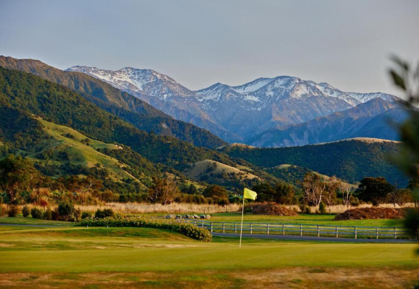 Two-Night Kaikoura Winter Stay for Two in a Superior King Room incl. Daily Breakfast & Unlimited Green Fees
