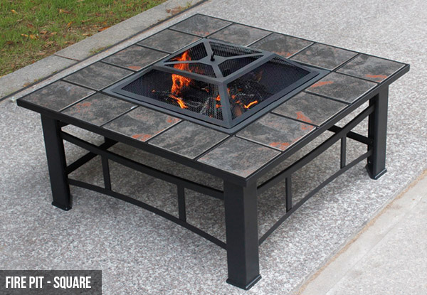From $119 for a Range of Outdoor Fire Pits - Available in Three Designs