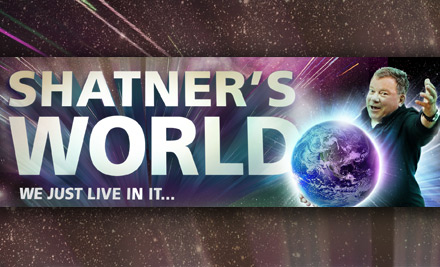$69 for One Ticket to 'Shatner's World - We Just Live In It' at ASB Theatre - October 10th at 8.00pm - Booking & Service Fees Apply