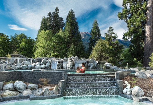 Hanmer Springs Four-Star Getaway for Two incl. Entry to Hanmer Springs Thermal Pools, Daily Breakfast & Free Parking - Option for Two Nights - Valid Seven Days a Week - Valid from 1st April