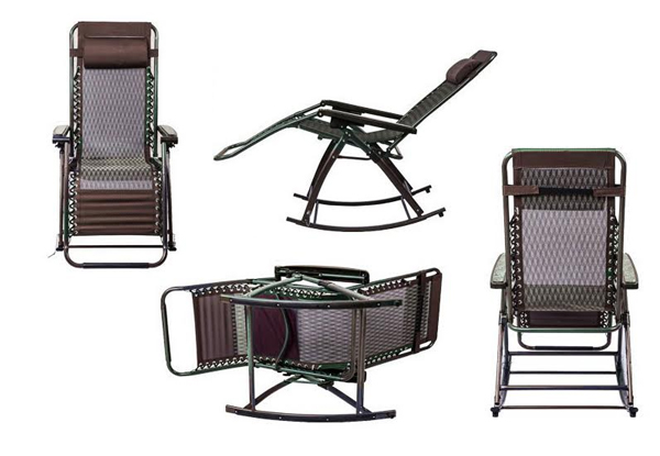 $79 for a Two-in-One Foldable Lounger & Rocking Chair – Two Colours Available