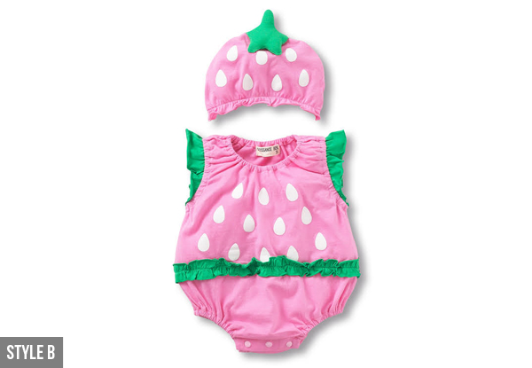 $18 for a 100% Cotton Baby Dress Up Romper - Seven Options Available