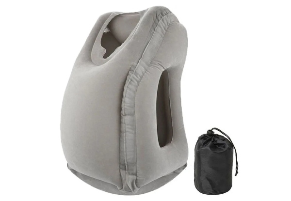 Inflatable Air Travel Pillow - Three Colours Available