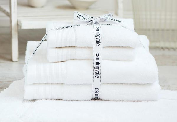 $49.95 for a Canningvale Four-Piece Bamboo Cotton Towel Set incl. Nationwide Delivery (value up to $164.95)