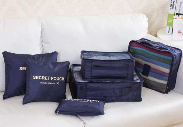 $9.90 for a Six-Piece Storage Bag Set – Three Colours Available