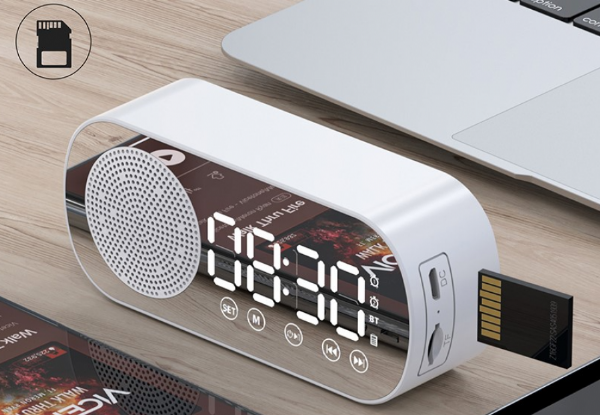 Smart Bluetooth Speaker Clock - Three Colours Available
