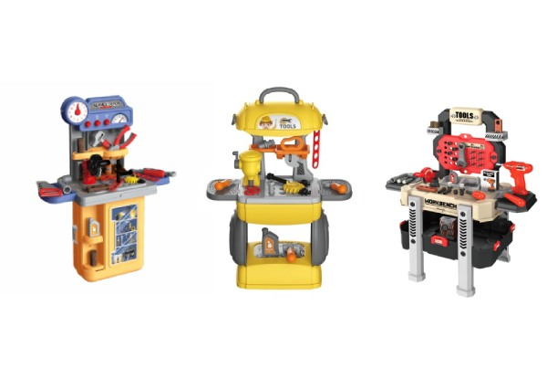 Kids Workbench Toy Set - Three Styles Available