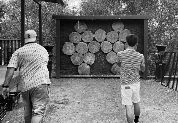 Beretta at Bracu Experience Package for Two People incl. Knife Throwing, Air Rifles, Clay Target Shooting & Bracu Platter - Options for up to Ten People - Valid Wednesdays, Thursdays, Fridays & Sundays Only