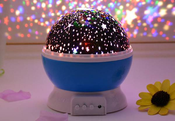Rotatable Unicorn Starry Sky Projector Night Light - Four Colours Available