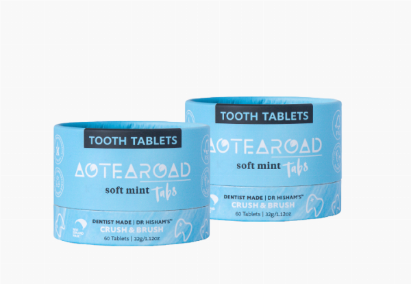 Two-Pack Aotearoad Tooth Tablets - Three Options Available